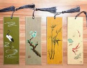 SQ073 Hmayart DIY Hard Shikishi Blank Bookmarks 10 Sheets