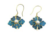 SS012 Chinese Style Drop Dangle Earrings