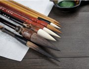MB029 Classic Brush Pen Set / 8 Brushes Plus 1 Bamboo Wrap
