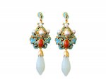 SS029 Chinese Style Drop Dangle Earrings
