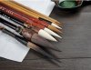 MB029 Classic Brush Pen Set / 8 Brushes Plus 1 Bamboo Wrap