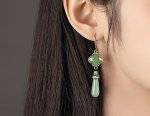 SS019 Chinese Style Drop Dangle Earrings